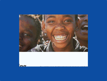 Tablet Screenshot of gladafricafoundation.com
